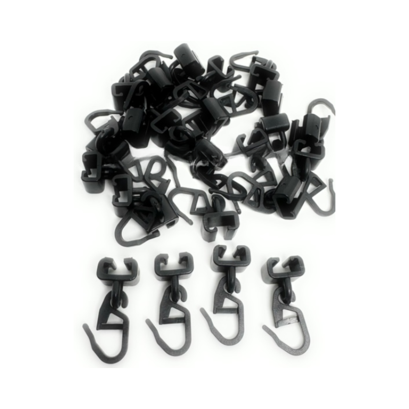 Gordijn Runners Zwart 25 Stuks – Met Haakje voor Scania Next Gen & Renault Vrachtwagens