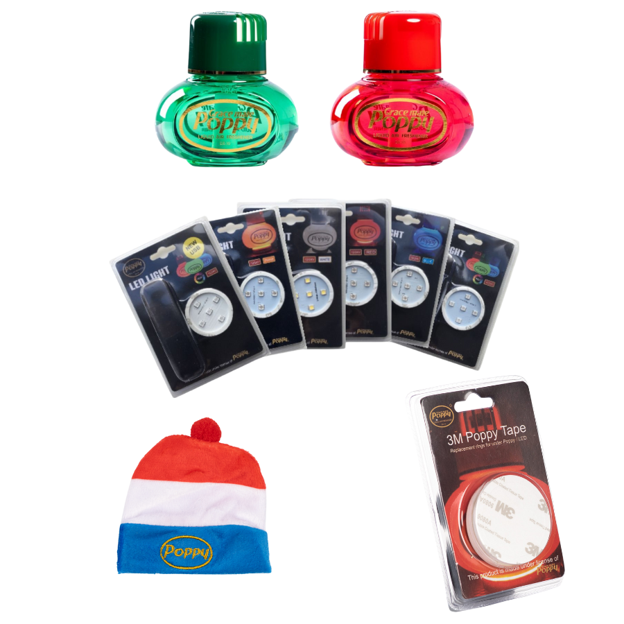 Poppy Grace Mate, LED Lighting + Hat + 3M Tape