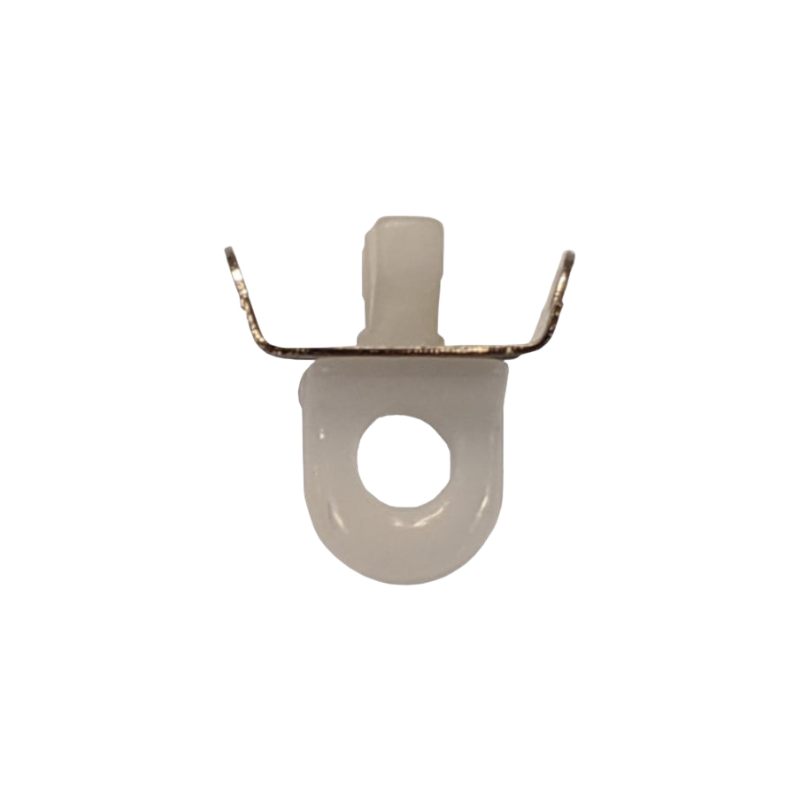 Eindstoppertje Wit – Groot – Universele Eindstopper voor Brede Rail (per stuk)