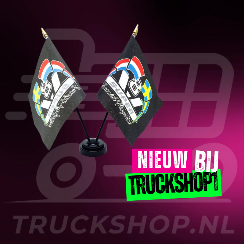 Tafelvlaggen set V8 Swedish Perfection – Cabine Decoratie