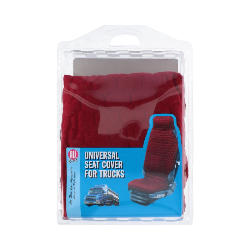 Geef je truckinterieur een frisse, stijlvolle en comfortabele upgrade met de All Ride Universele Stoelhoes! Deze duurzame en slijtvaste truck seat cover beschermt je stoel tegen vuil, slijtage en vlekken, terwijl het zorgt voor een comfortabele rijervaring. Dankzij de universele pasvorm past deze hoes op de meeste vrachtwagenstoelen en is hij eenvoudig te installeren. Bestel hem nu op truckshop.nl