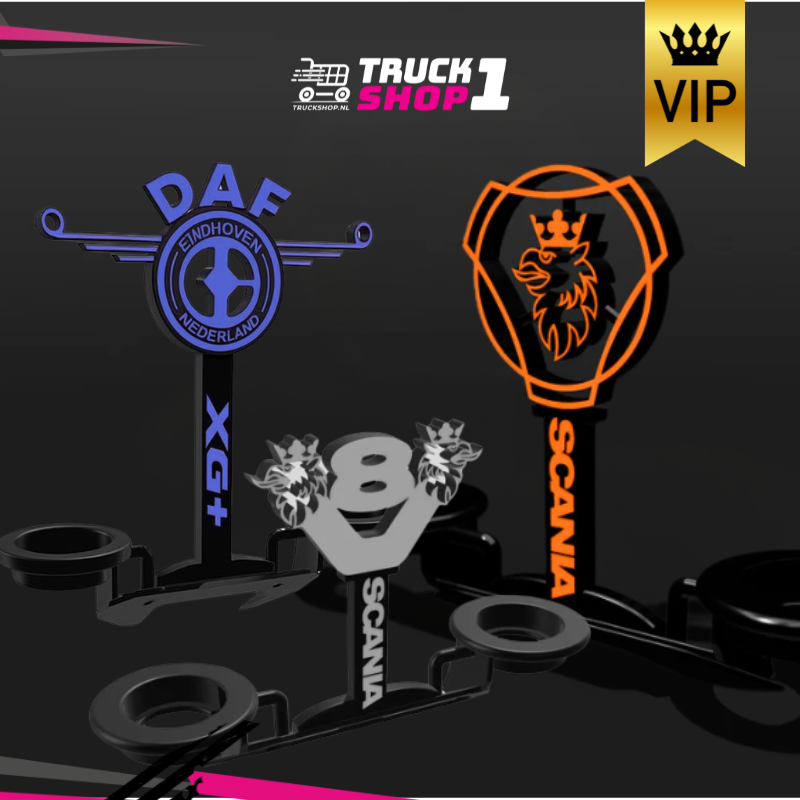 Luxe Poppy houder voor Scania V8 cabine – exclusieve dashboardhouder voor Scania NXG (2016-2023)