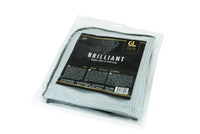 GL Brilliant 400GSM Glass Towel Silver & Grey (2-Pack)