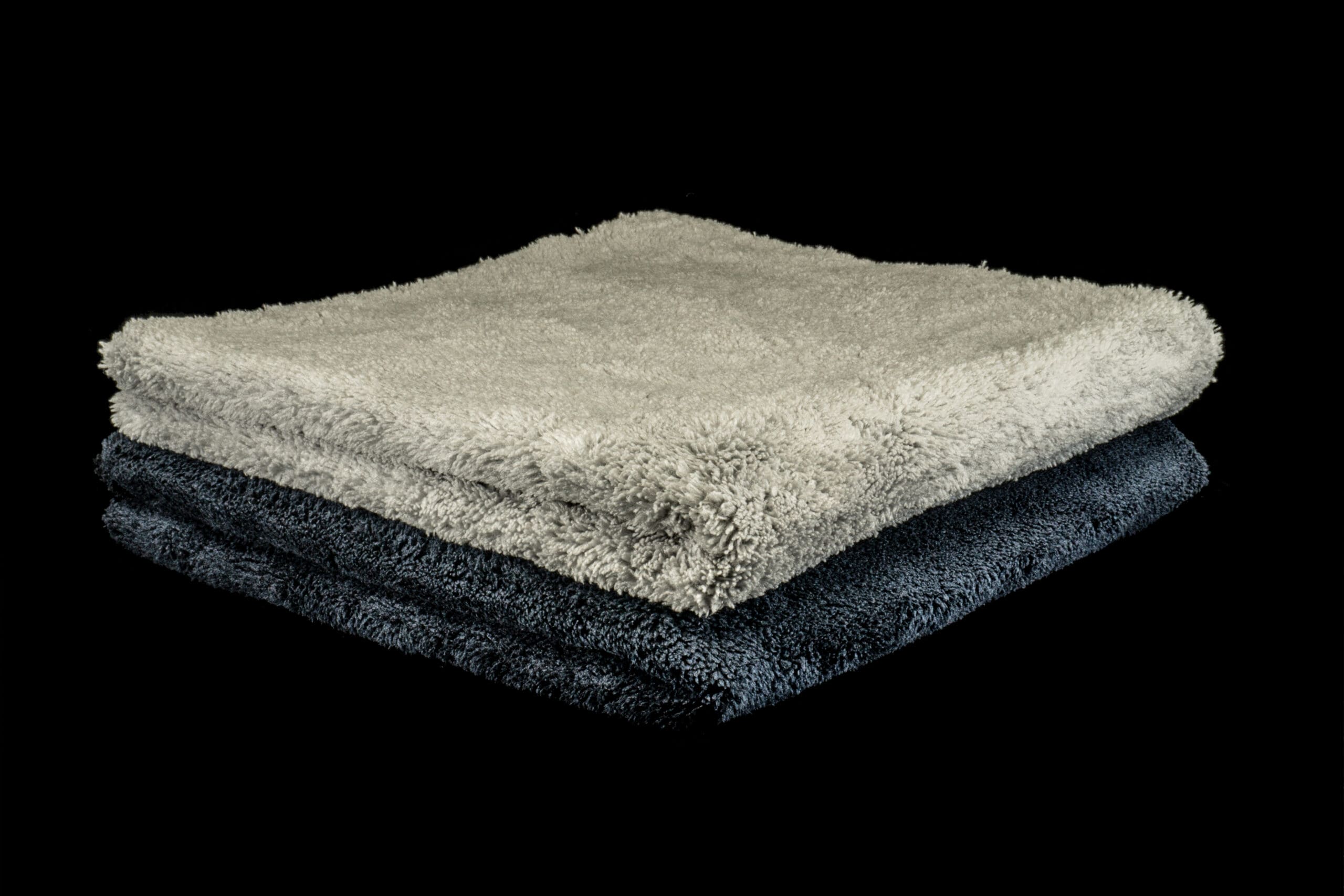 GL Determined 550GSM Buffingtowel Gray &amp; Black (2-pack)