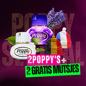 Poppy VIP Aanbieding – 2 Poppy’s + 2 Gratis Mutsjes