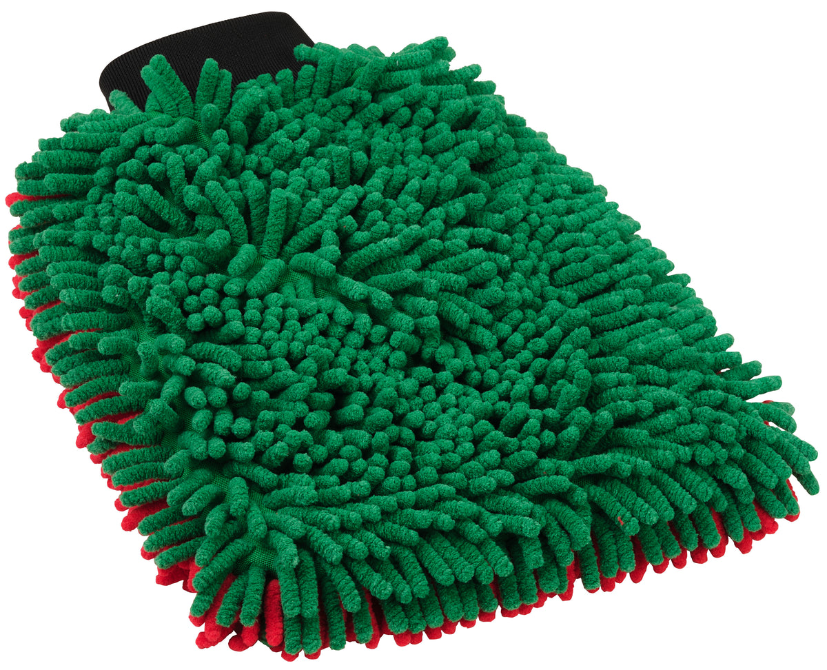 Vikan - Microvezel Washandschoen Rood/Groen - 23x30 cm