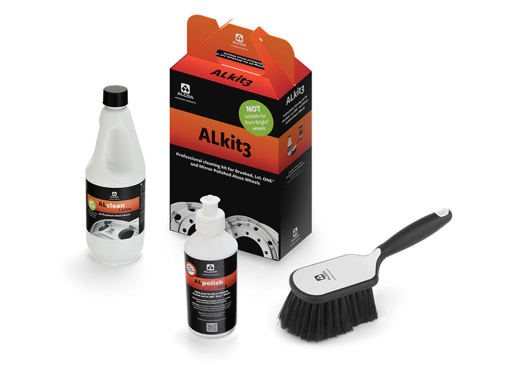 Alcoa – Reinigingskit (ALpolish, ALbrush, ALclean 1ltr)