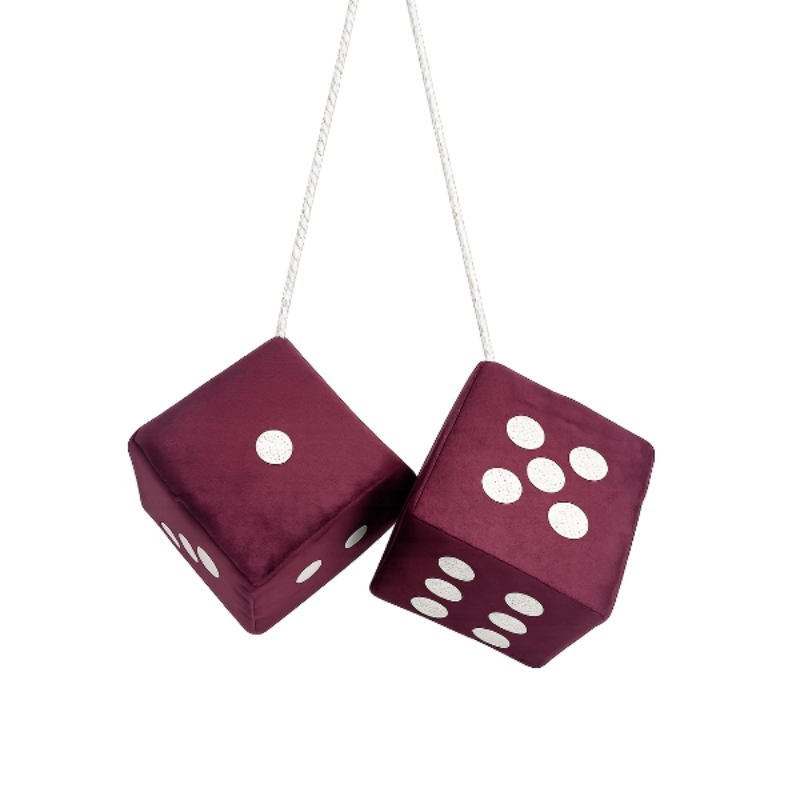 Alcantara Dice 10x10 cm – Luxury Cabin Decoration | Various Colors