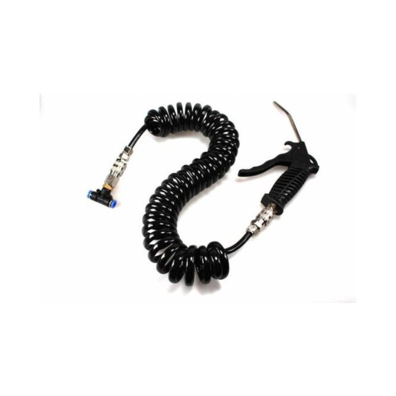 All Ride Luchtspiraal Pistool – 5 meter flexibele luchtspiraal met robuust stalen mondstuk voor vrachtwagens 