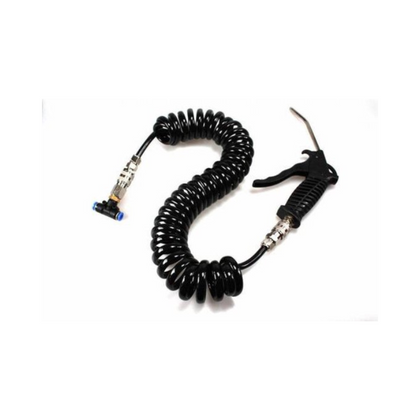 All Ride Luchtspiraal Pistool – 5 meter flexibele luchtspiraal met robuust stalen mondstuk voor vrachtwagens 