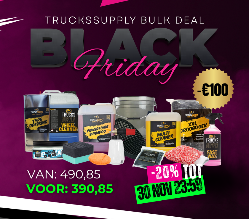 Vrachtwagen wassen - Deluxe Truck Power Cleaning Pakket (VIP DEAL)