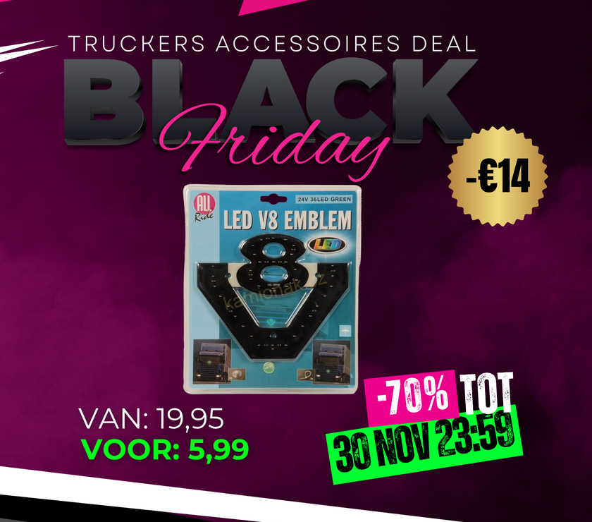 All Ride V8 LED Embleem – Verlicht Truck Embleem