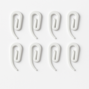 Gordijnhaakjes Wit – 50 stuks voor Truckcabine – Universele Montage