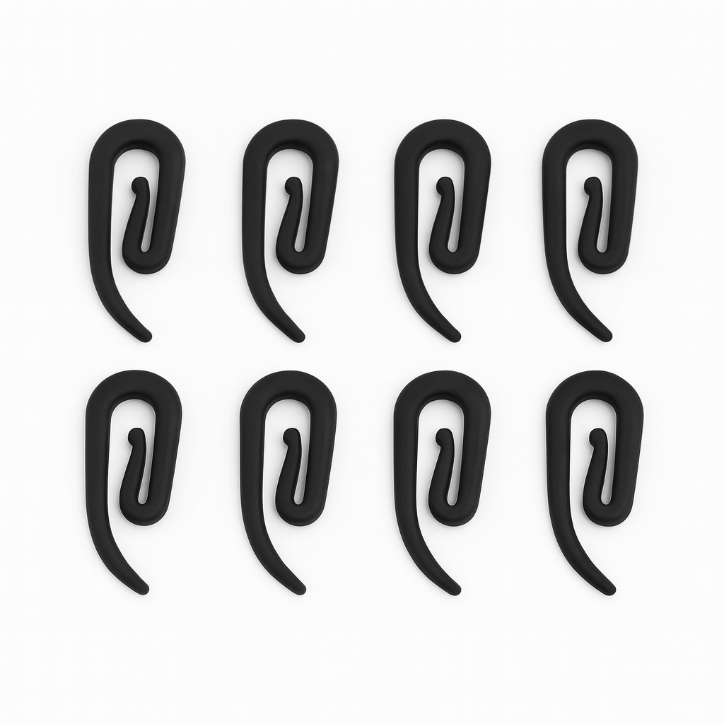 Gordijnhaakjes Zwart – 50 stuks voor Truckcabine – Universele Montage