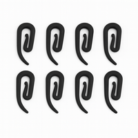 Gordijnhaakjes Zwart – 50 stuks voor Truckcabine – Universele Montage