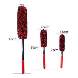 Wheel Woolies Schwarz Rot