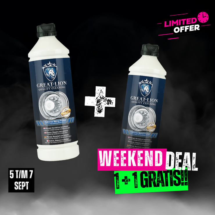 Great-Lion Extreme Metal Polish 450gr – 1+1 Gratis dit weekend