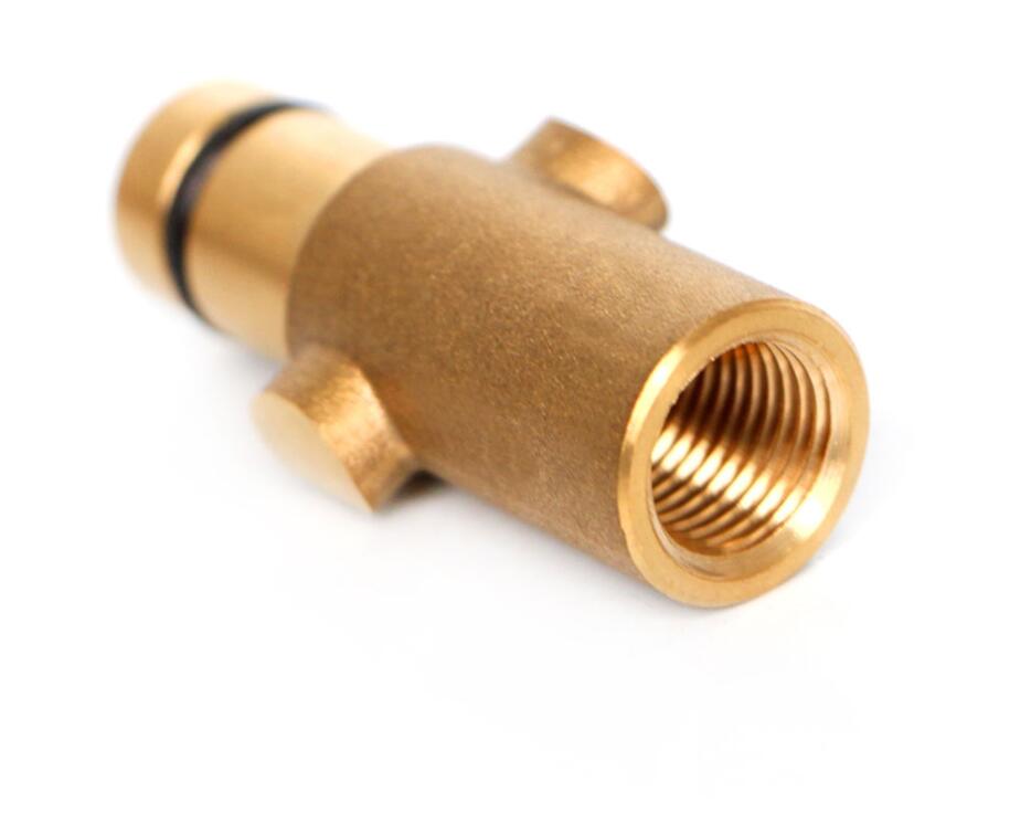 Lose Anschlüsse für Schneeschaumkanone