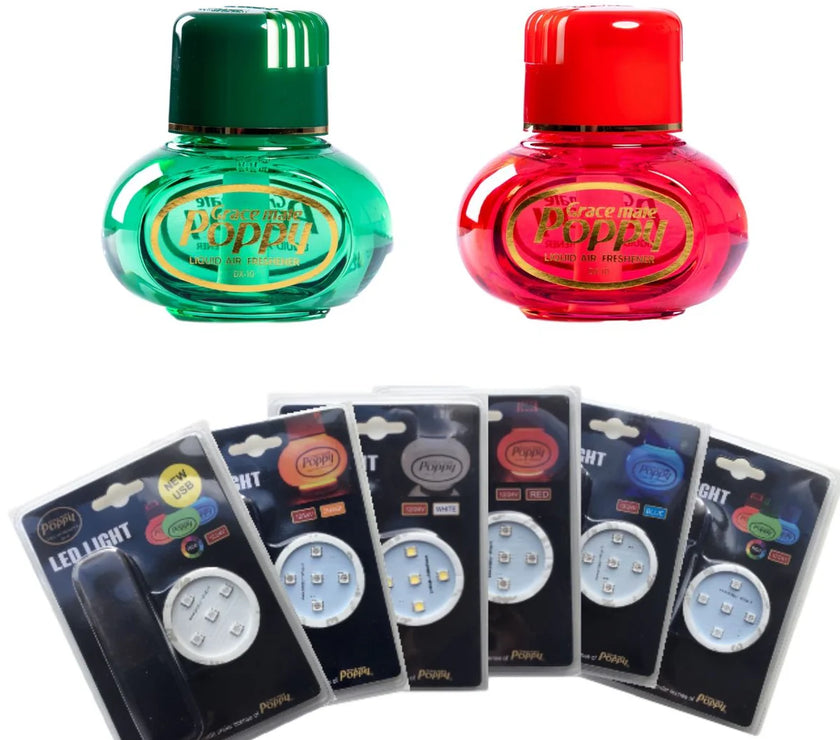 Grace Mate Poppy Geur en Ledverlichting – combideal