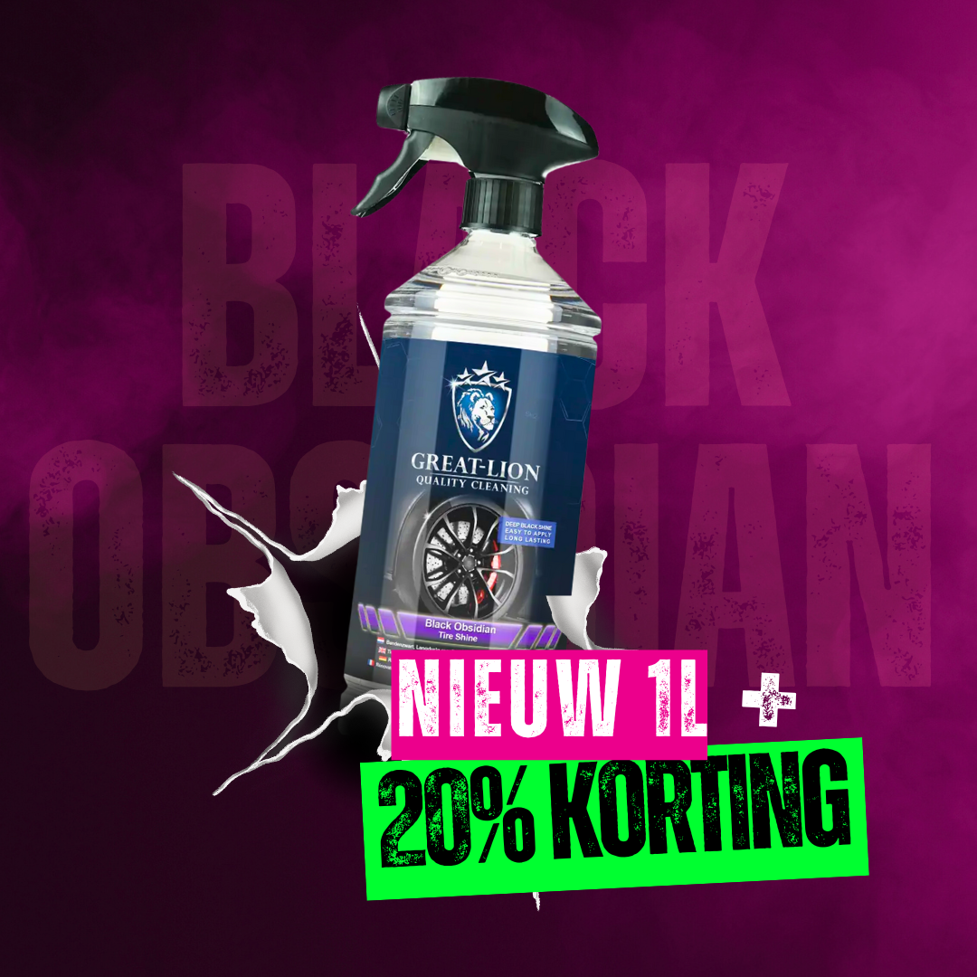 Great Lion - Black Obsidian Bandenzwart 1L