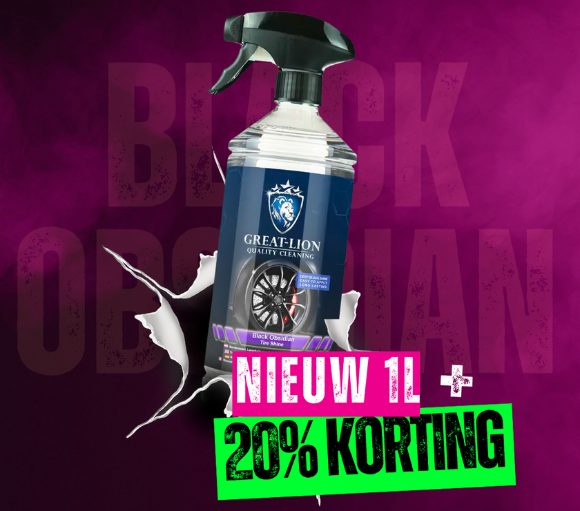 Great Lion - Black Obsidian Bandenzwart 1L