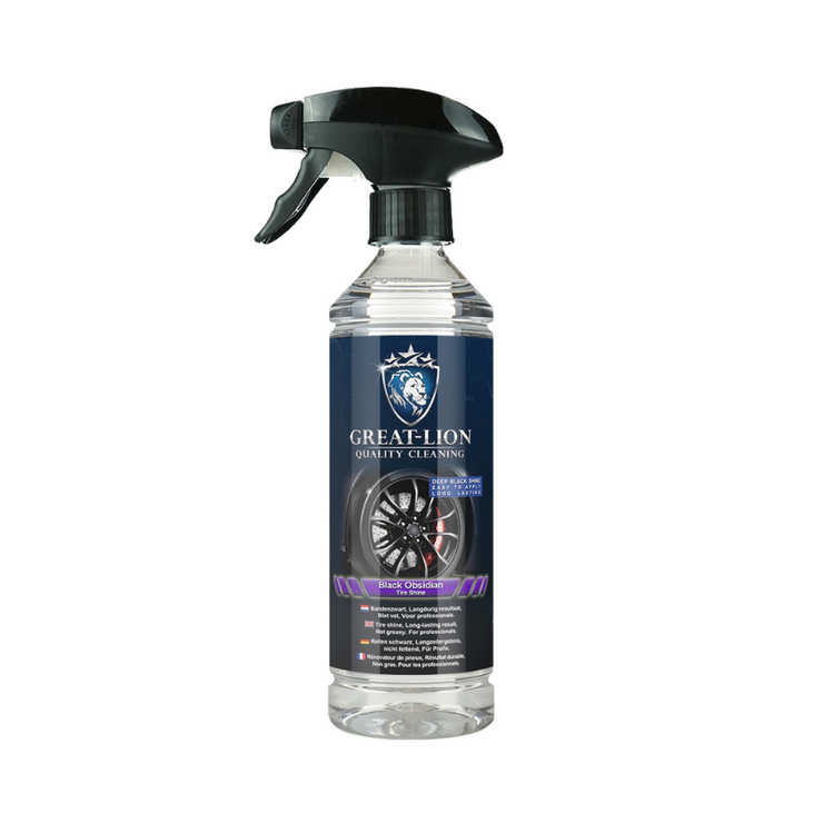 Großer Löwe – Schwarzer Obsidian 0,5 l