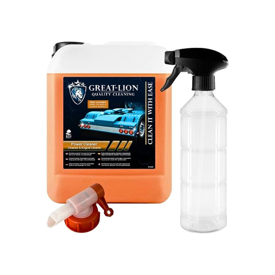 Great-Lion Power Cleaner Chassis & Motor 5L Set – sterke, veilige ontvetter voor chassis, motorruimte en dekzeilen