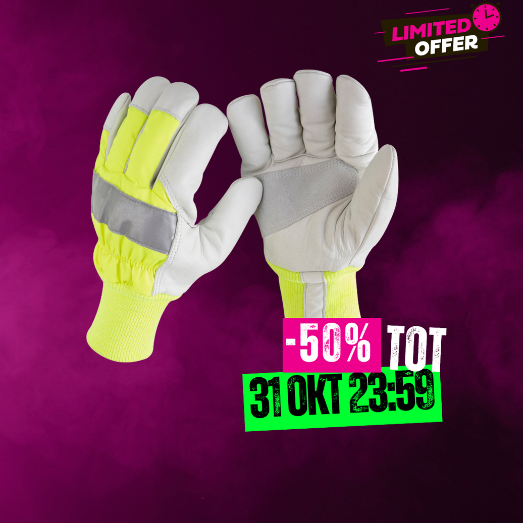 Gele Werkhandschoenen – Duurzaam & Comfortabel voor Chauffeurs en Monteurs