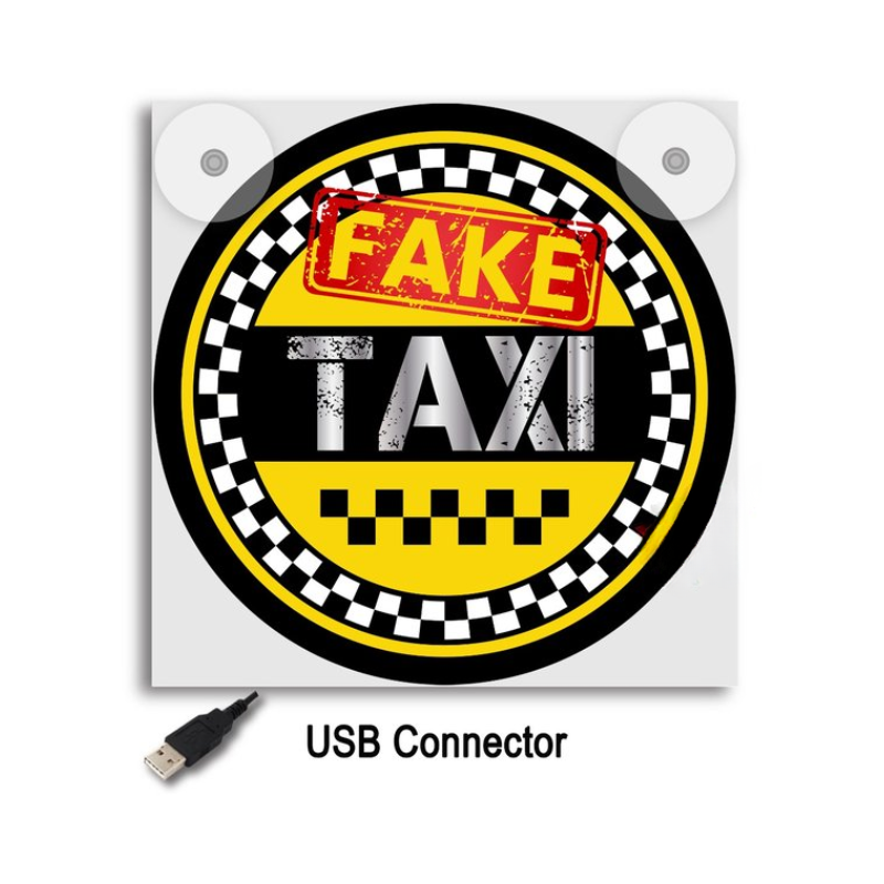 Lichtbakje luxe fake taxi