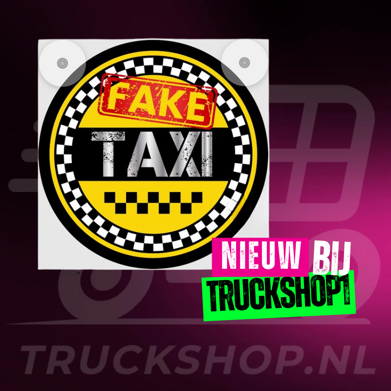 Lichtbakje de Luxe Fake Taxi – 5V USB Cabineverlichting 17x17 cm