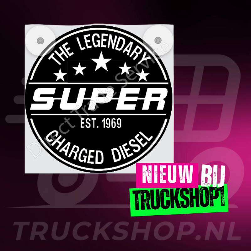 Lichtbakje de Luxe Super Charged Diesel  – 5V USB Cabineverlichting 17x17 cm