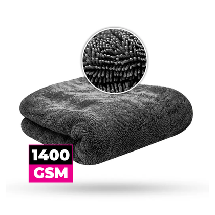 Liquid Elements Black Hole XL - Microvezel Droogdoek 1400 GSM | 50x80 cm