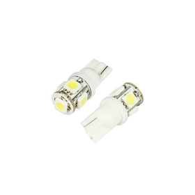 T10 5 SMD LED Wit – Set van 2 | 10–32V Steeklamp voor Truck & Auto