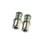 BA15s 9 LED Weiß 12–32 Volt – 2er-Set