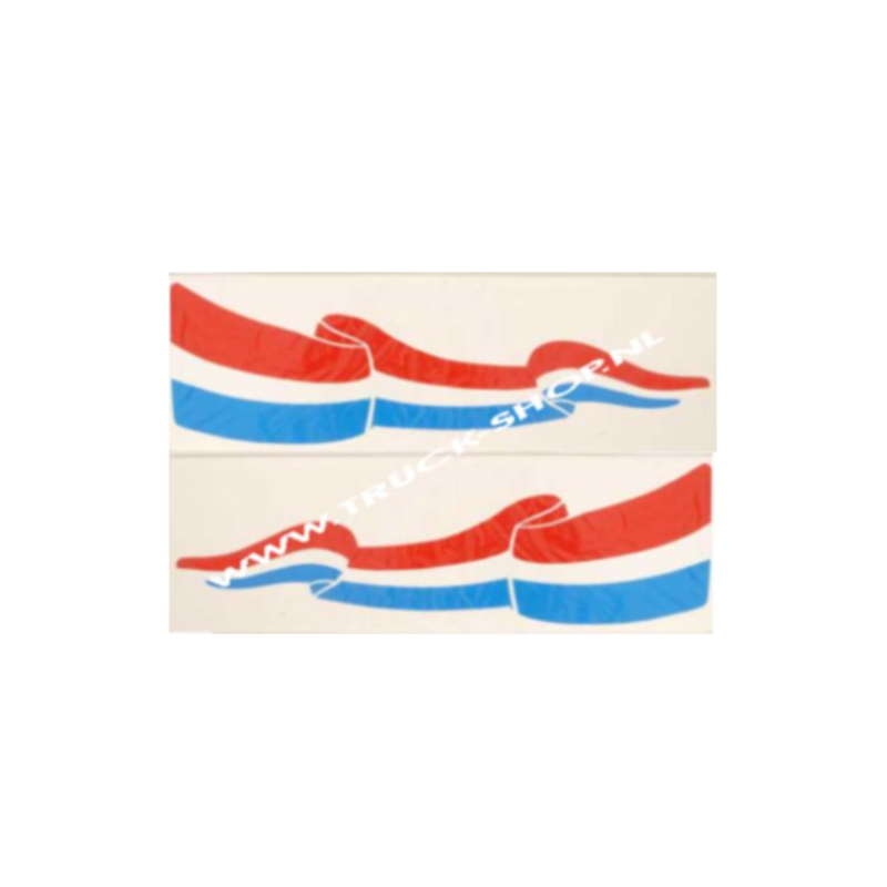 Sticker Flag Holland Set – Nederlandse Vlag Stickers voor Truck & Auto