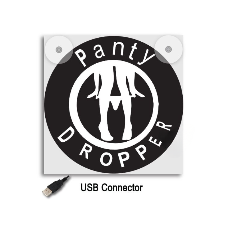Lichtbox de Luxe Panty Droppers – 5V USB & USB-C Kabinenbeleuchtung 17x17 cm