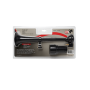 Lufthorn mit Kompressor 12V – Kompletter Airhorn Satz für LKW & Bus | Black Edition