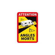 Toter-Winkel-Aufkleber Camper – Attention Angles Morts Frankreich (Selbstklebend & Obligatorisch)