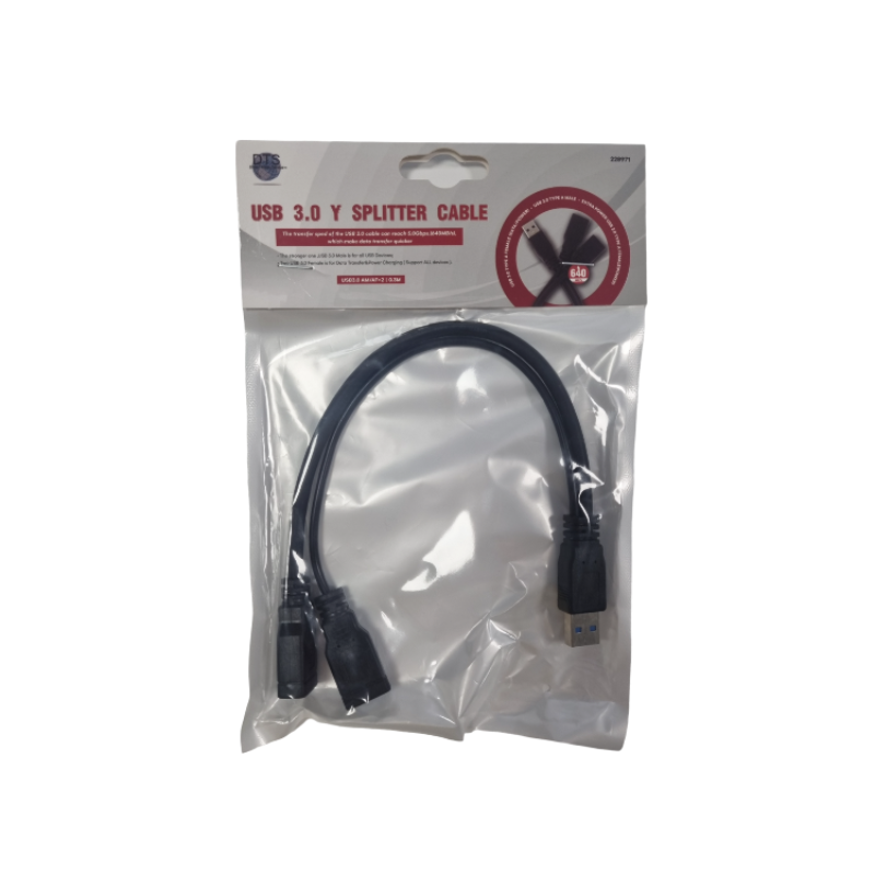 Splitter Kabel USB 3.0 Y – Dubbele USB Adapter Kabel