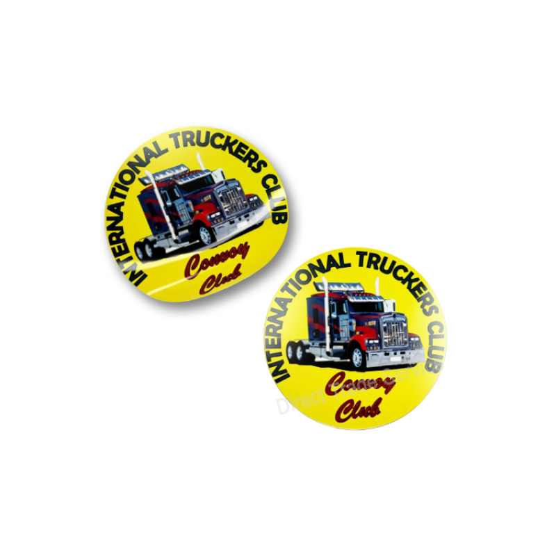 Tür-Aufkleber-Set aus 2 – LKW-Tür & Türeinstiegsleisten Aufkleber (Verschiedene Varianten)