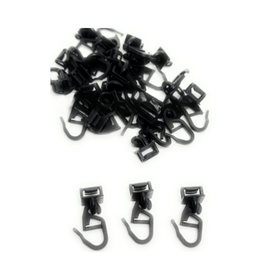 Gordijn Runners Zwart 25 Stuks – Met Haakje voor DAF & Mercedes Vrachtwagens