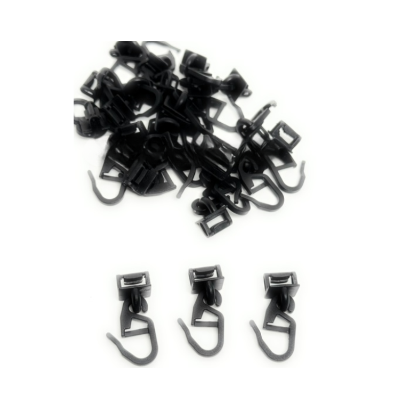 Gordijn Runners Zwart 25 Stuks – Met Haakje voor DAF & Mercedes Vrachtwagens