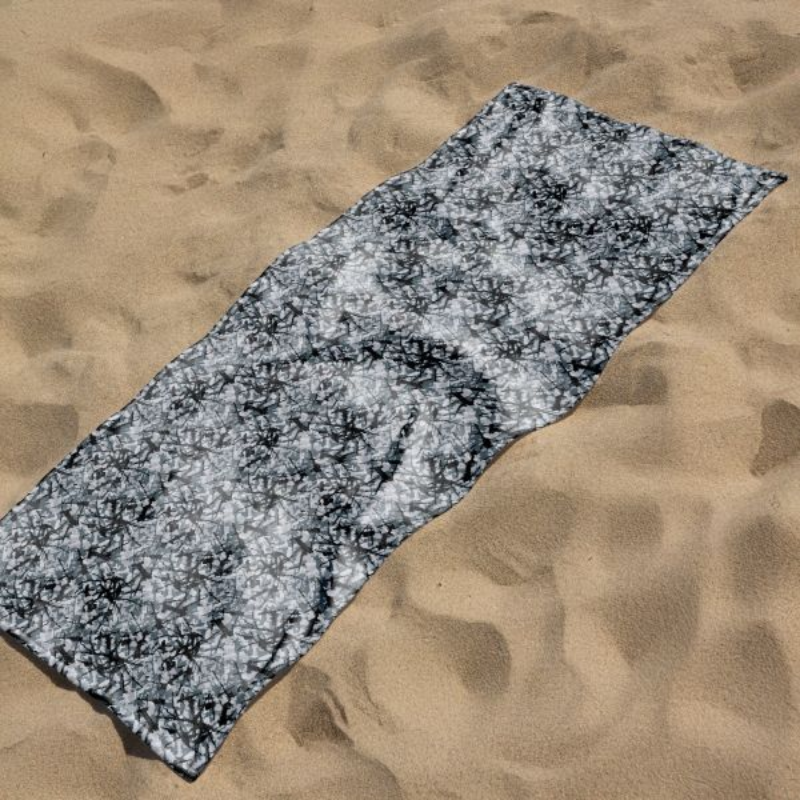 Handdoek Deense Pluche Grijs – Luxe Cabine Handdoek voor Truck & Auto