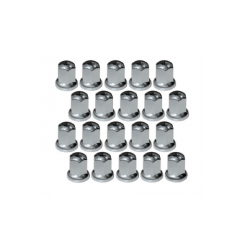 Wielmoerdoppen Vrachtwagen – 32 & 33 mm – Chrome, Zwart, Wit, Grijs & Staal