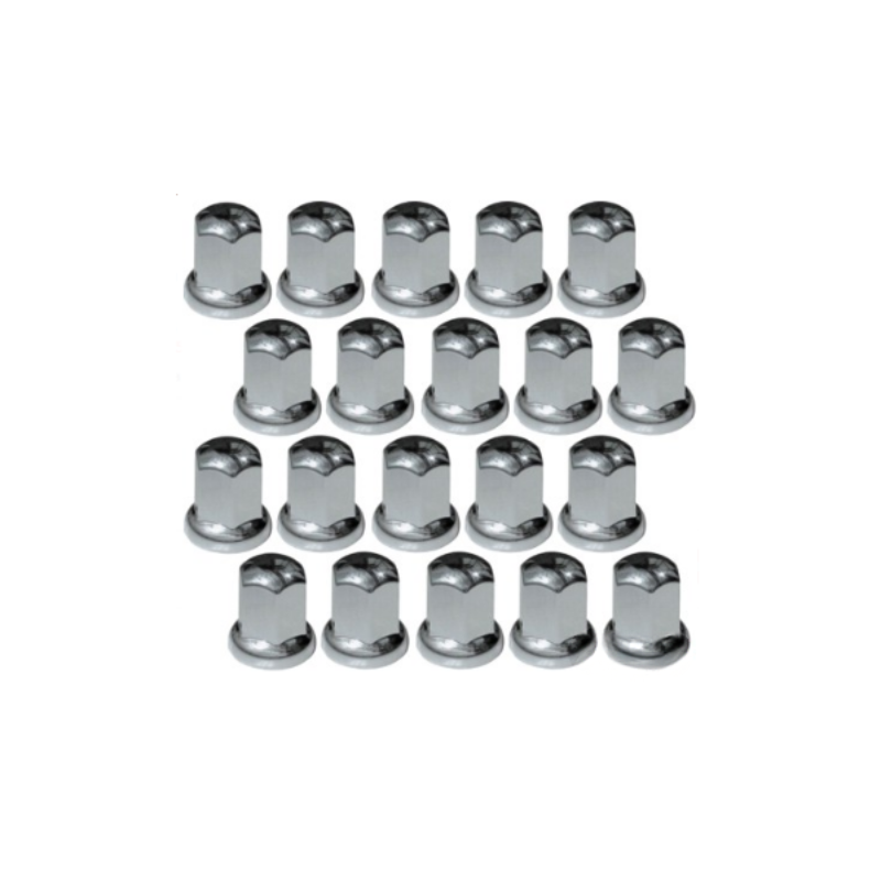Wielmoerdoppen Vrachtwagen – 32 & 33 mm – Chrome, Zwart, Wit, Grijs & Staal