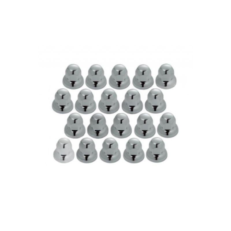 Wielmoerdoppen Vrachtwagen – 32 & 33 mm – Chrome, Zwart, Wit, Grijs & Staal
