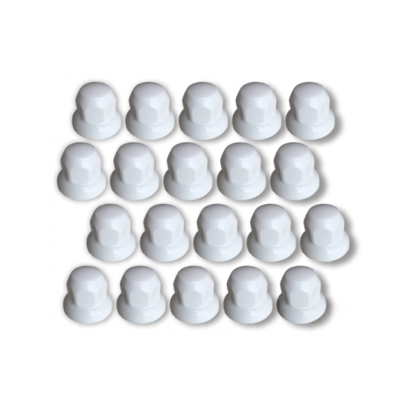 Wielmoerdoppen Vrachtwagen – 32 & 33 mm – Chrome, Zwart, Wit, Grijs & Staal