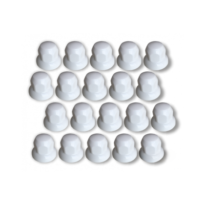 Wielmoerdoppen Vrachtwagen – 32 & 33 mm – Chrome, Zwart, Wit, Grijs & Staal