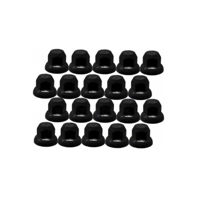 Wielmoerdoppen Vrachtwagen – 32 & 33 mm – Chrome, Zwart, Wit, Grijs & Staal