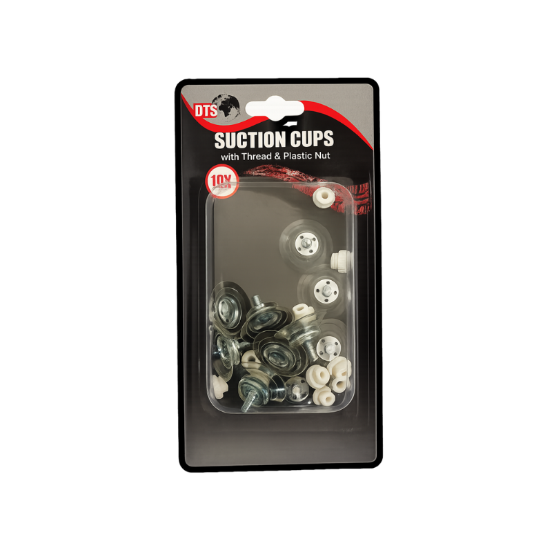 Zuignappen met Schroefdraad – Extra Sterk – Voordeelverpakking 10 Stuks